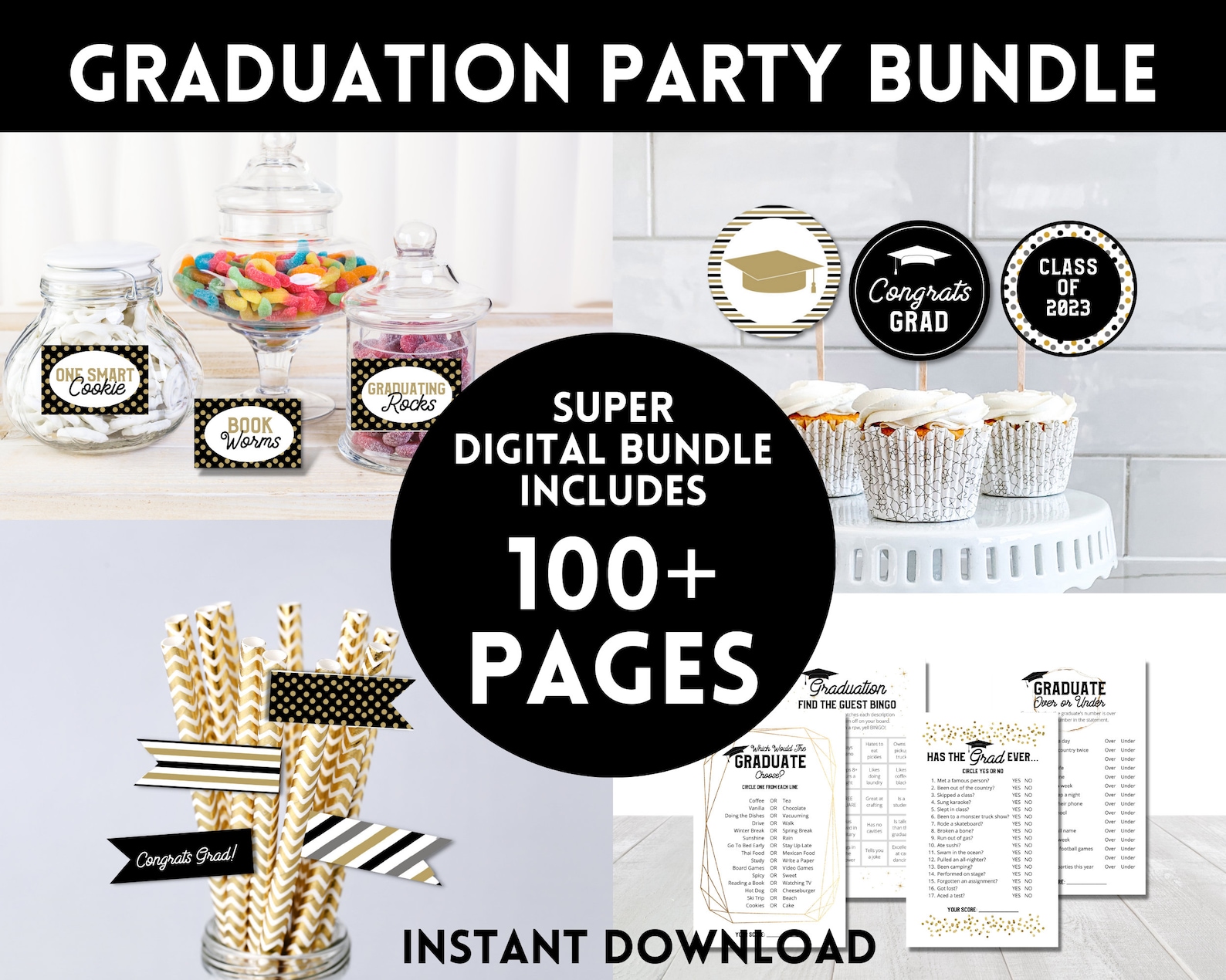 Printable Graduation Party BUNDLE Graduation Party - Etsy