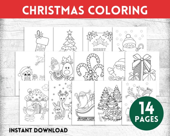 Christmas Coloring Pages Printable Coloring Pages for Kids