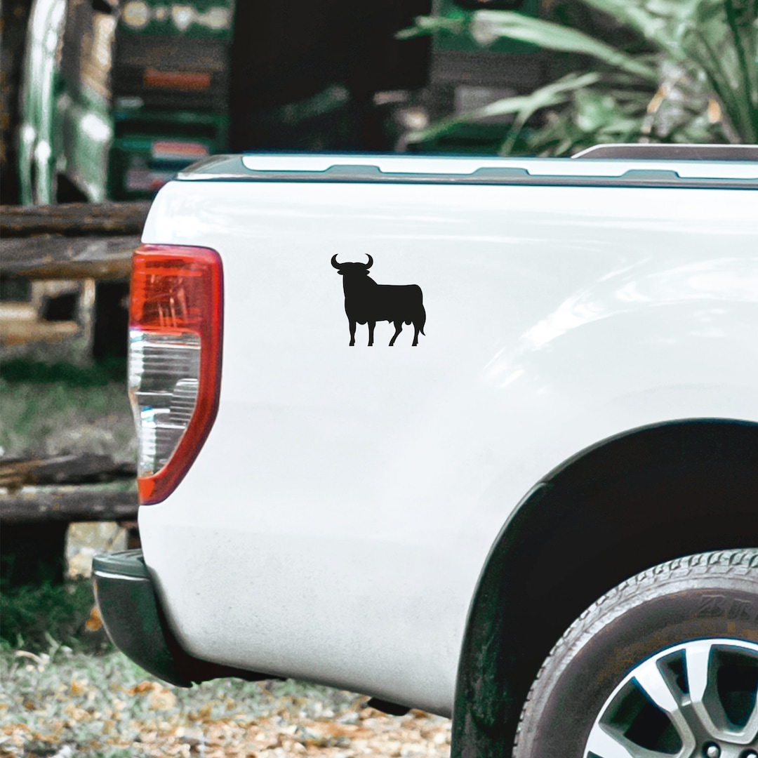 Bull Car Sticker, Bull Car Decal, Spanish Bull Sticker, Spanish Bull ...