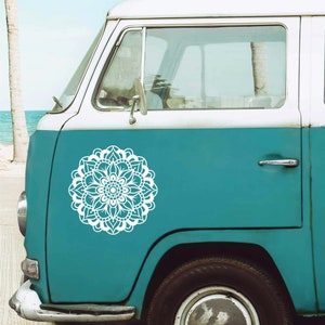 Mandala Car Decal, Camper Stickes, Van Sticker, Mandala Car Sticker, Spiritual Car Decal, Trailer Decal, Motorhome Decal, RV Gifts for Women
