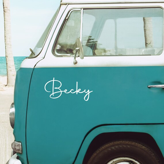 Custom Rv Name Decal Custom Rv Sticker Custom Trailer Decal Etsy UK