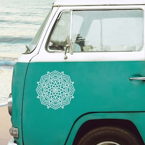 Mandala Car Sticker, Camper Stickers, Van Stickers, RV Decals, Car Stickers, Caravan Sticker, Car Decals, Van Decals, Camper Gifts