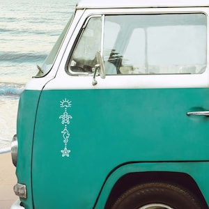 Camper Stickers, Van Stickers, Beach Car Stickers, Caravan Stickers, RV Decal, Sea Animal Stickers, Ocean Car Stickers, Van Decal, Car Decal