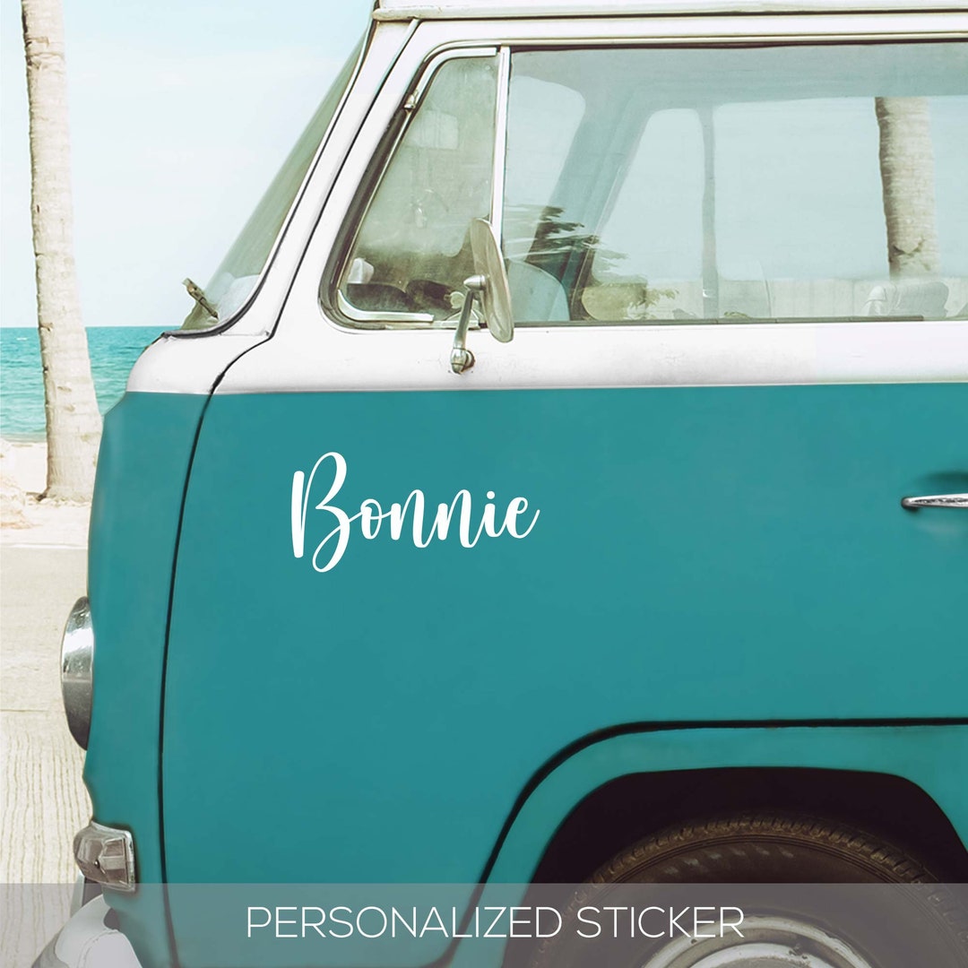 Custom Camper Sticker Van Sticker Custom Van Decal Van Name Etsy