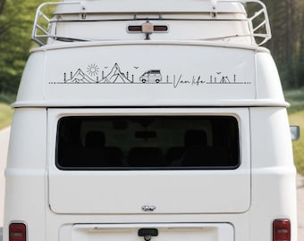 Camper Stickers | Van Stickers | Van Life Line Sticker | Camper Van Decal | RV Sticker | Adventure Vinyl Decal | Road Trip Sticker