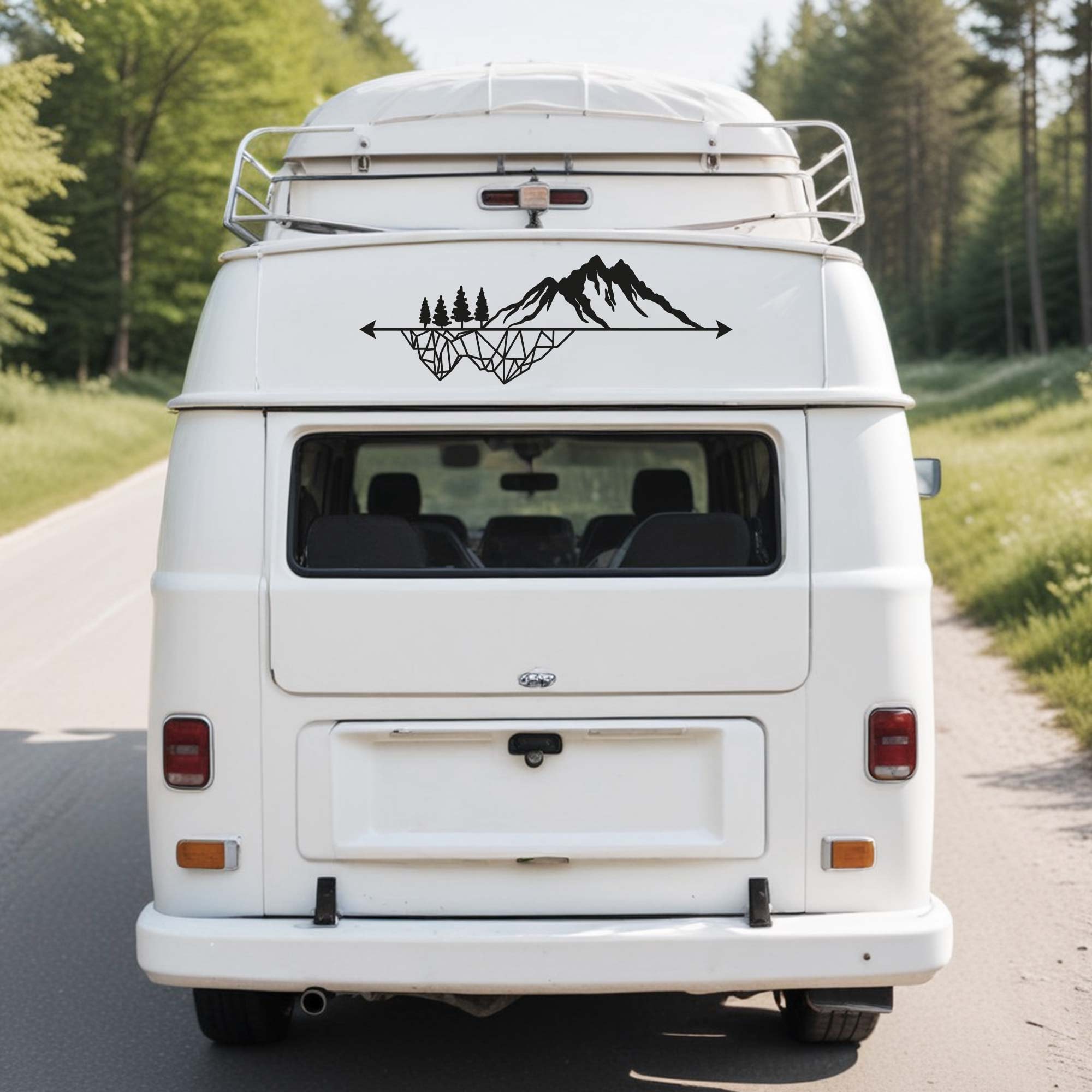 Adesivi Per Camper, Adesivi Per Furgoni, Adesivi Per Camper, Decalcomanie Per Camper, Decalcomanie Per La Vita In Furgone, Colleziona Momenti, Non Cose, Adesivi Per Viaggi Su Strada - Italia - Foto 11