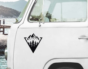 Motorhome Decals, Camper Stickers, Van Stickers, Mountain Car Decal, RV Decals, Camping Decals, Trailer Decals, Car Decals, Camper Decals