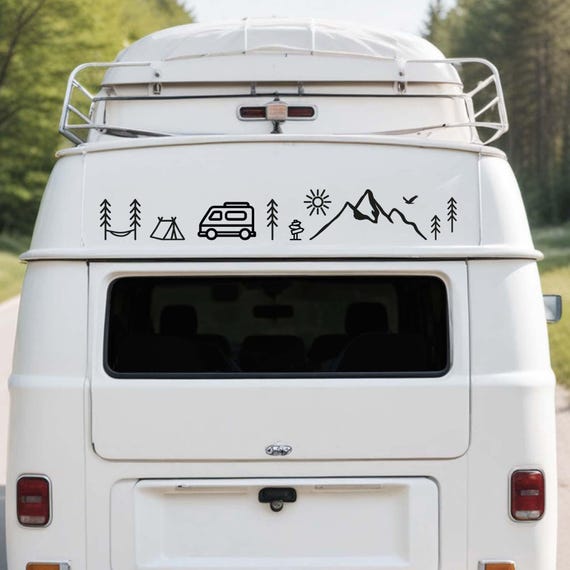 Calcomanías Para Coche, Autocaravana, Caravana, Remolque, Fu