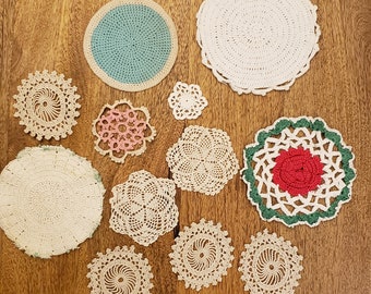 Miniature Doilies for Doll Houses #1005