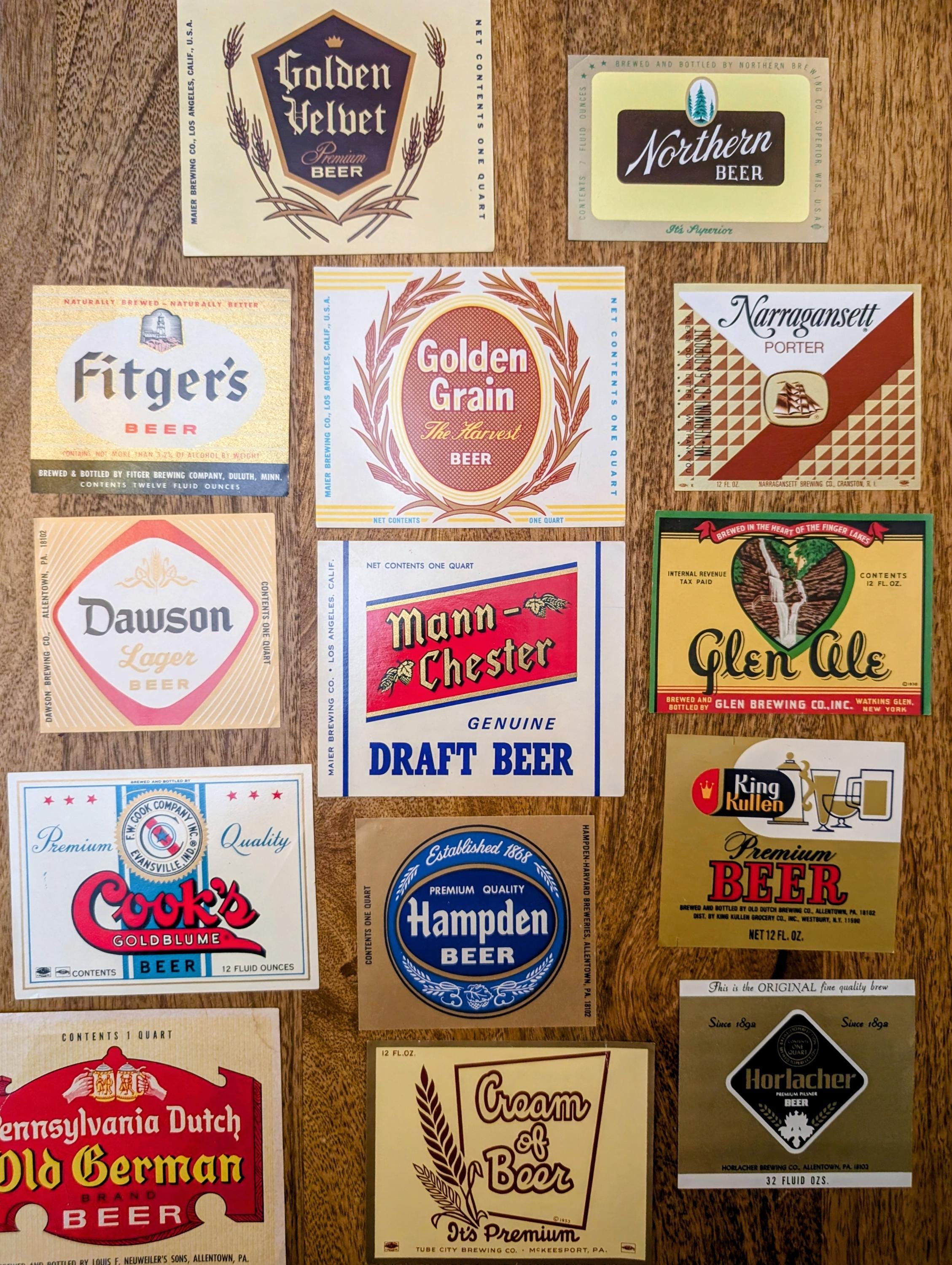 1950's Beer Label - Etsy Canada