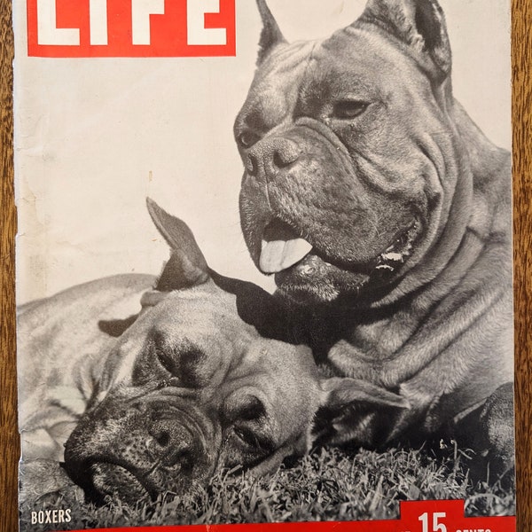 1947, LIFE, Vintage Magazine, 165 Pg, Vintage Photography, Vintage Fashion, WW2 Collectors, Vintage Sports, Old Hollywood, Vintage History