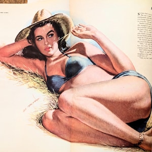 1948, Esquire, the Magazine for Men, Vintage Photography, Vintage Pin Up Girls, Vintage Magazine Collectors, the Esquire Girl Art, 182 Pages
