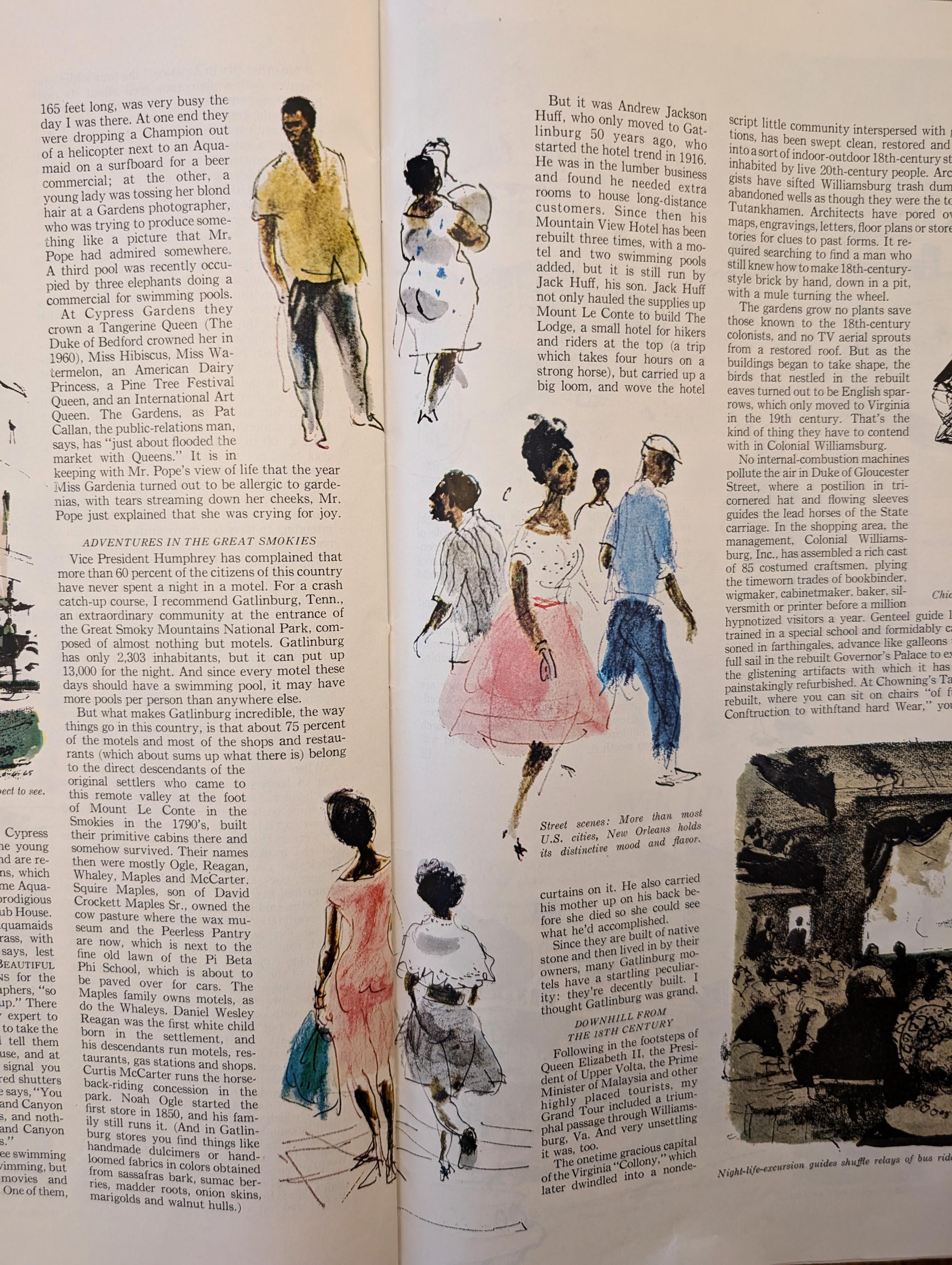 1965 Saturday Evening Post Magazine, Kennedy, Travel Photography
