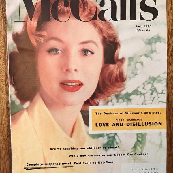 1956, McCall's, Vintage Magazine, 193 Pg, Vintage Photography, Retro Fashion, Vintage Kitchen and Recipes, Mid Century Vintage Home Decor