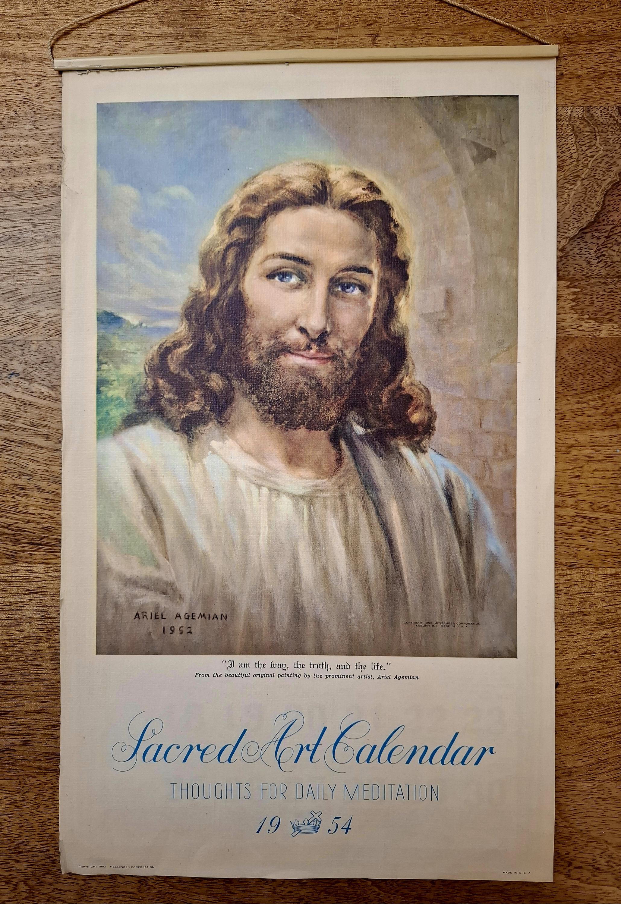 1954 Calendar - Etsy