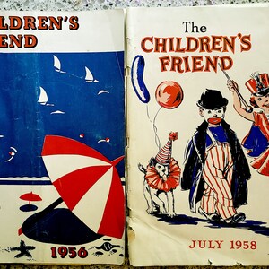 Década de 1950, DOS, Amigos de los niños, Revistas antiguas, Scrapbooking antiguo, Actividades para niños, Escuela antigua, Coleccionistas de mediados de siglo
