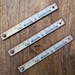 Three, Antique Folding Metal Rulers, Odd Scale, 13