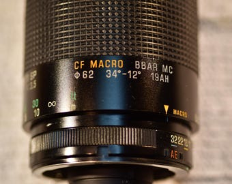 Objetivo zoom Tamron Adaptall-2 70-210 mm f3.5, modelo 19-AH