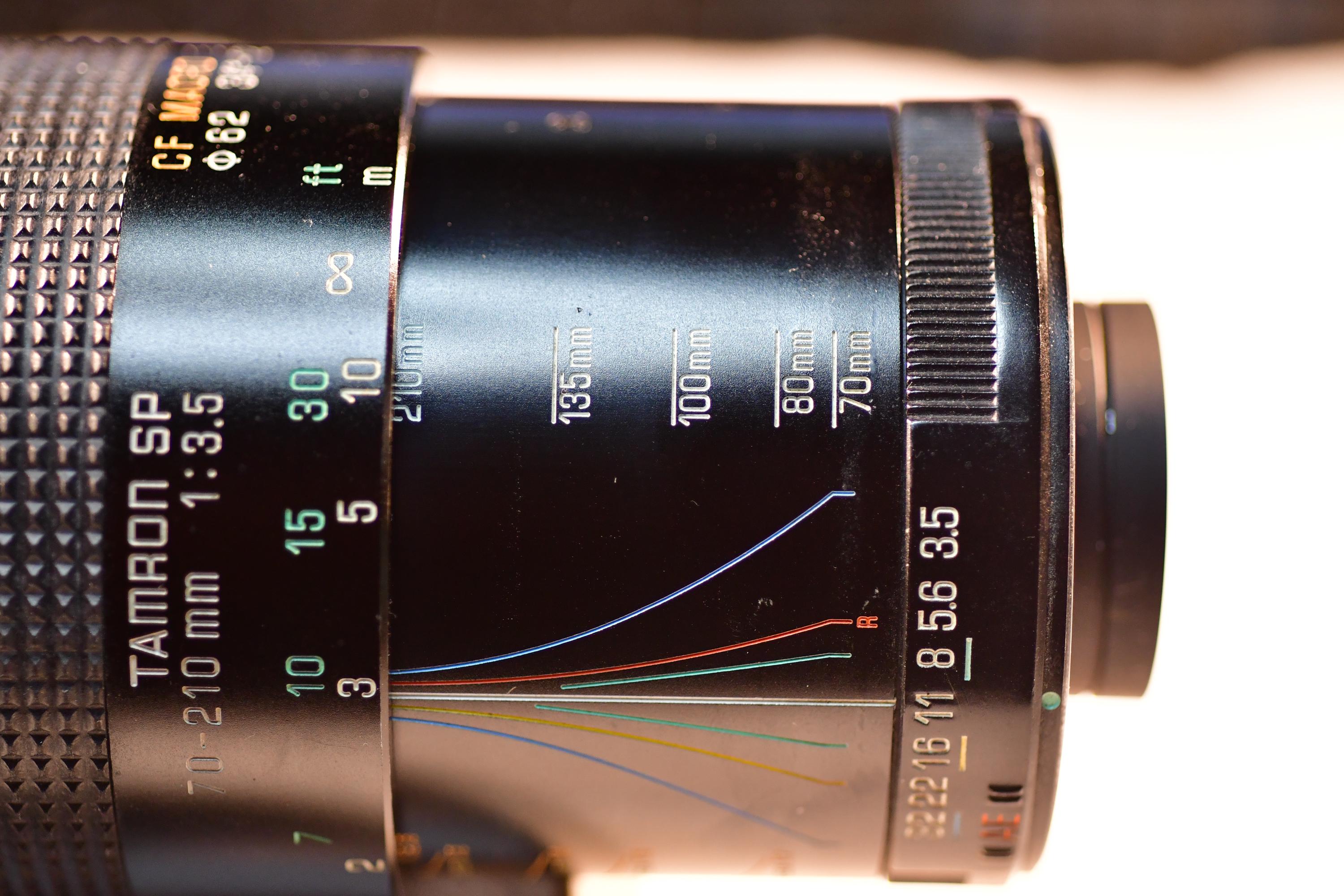Objectif Adaptall Tamron SP 19AH 70-210 3.5