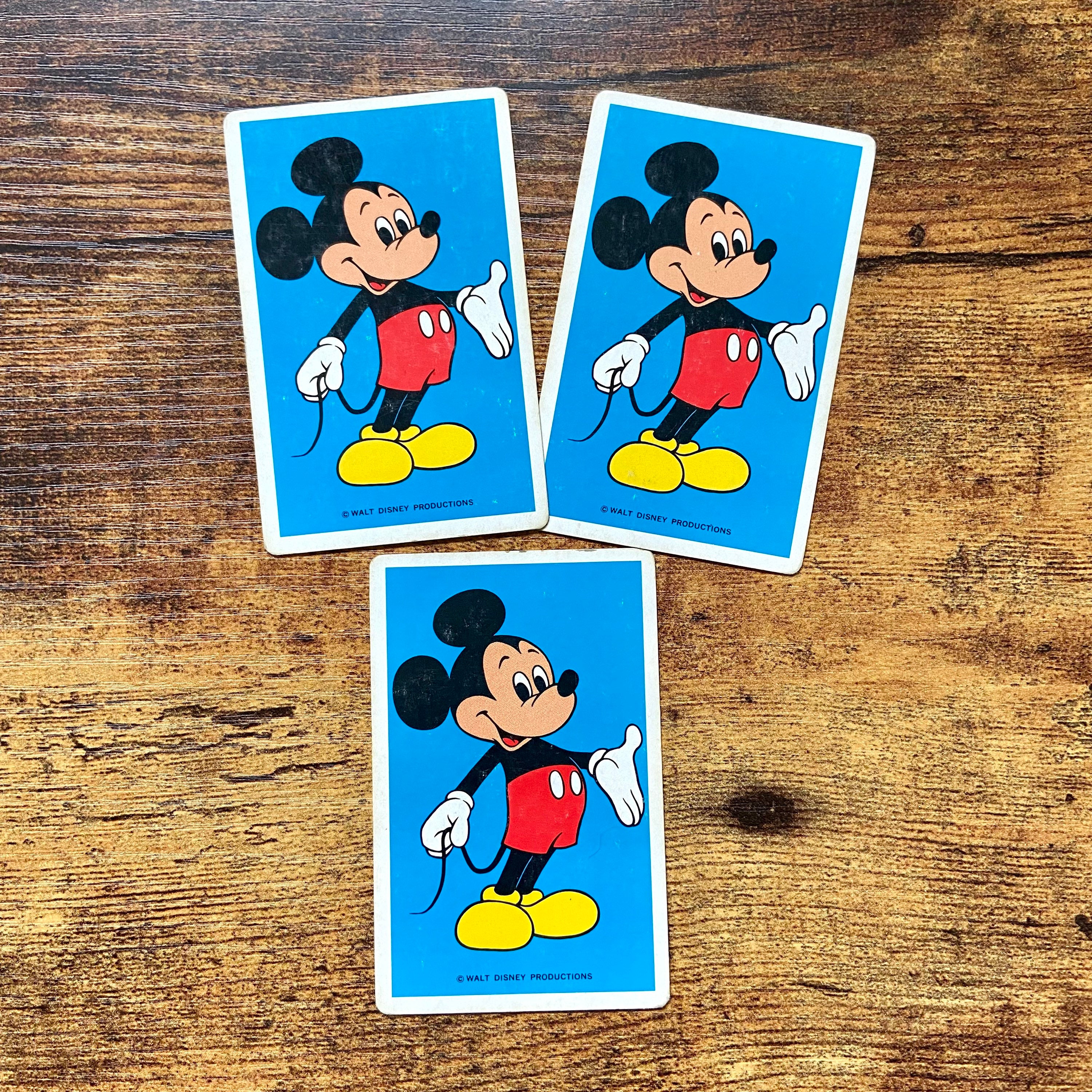Vintage Mickey Mouse Playing Cards 