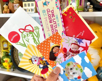 Postcard Pack: The Little Clown Show