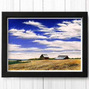 Farm Sky Acrylic Art Print
