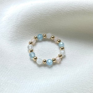 Fertility Crystal Ring, IVF support bracelet, Fertility Gemstones, Healing Crystals, Mom to Be Gift, TTC Support, IVF Warrior Gift