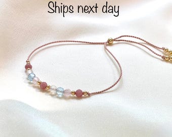 Pregnancy Crystal Bracelet, Mom-to-Be Jewelry, Baby Shower Gift, New Mom Keepsake, Expecting Mother Bracelet