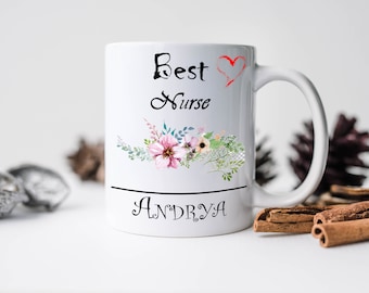 Best nurse Mug, Custom nurse Mug, Best Nurse Coffee Mug, Custom Mug, Nurse Mug for Women, Nurse Graduation Gift for Graduate