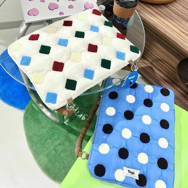Patterned Cushioned Cute Tablet PC & Laptop bag / Laptop Protective Sleeve Type Bag Case