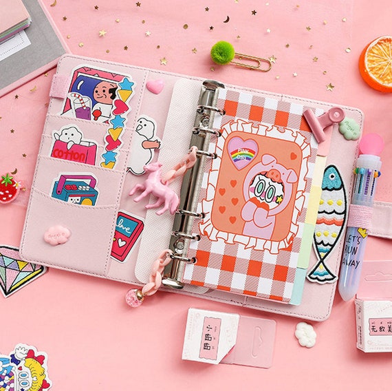 Journals Bullet Agenda Splendid Sets, Kawaii School Notebook