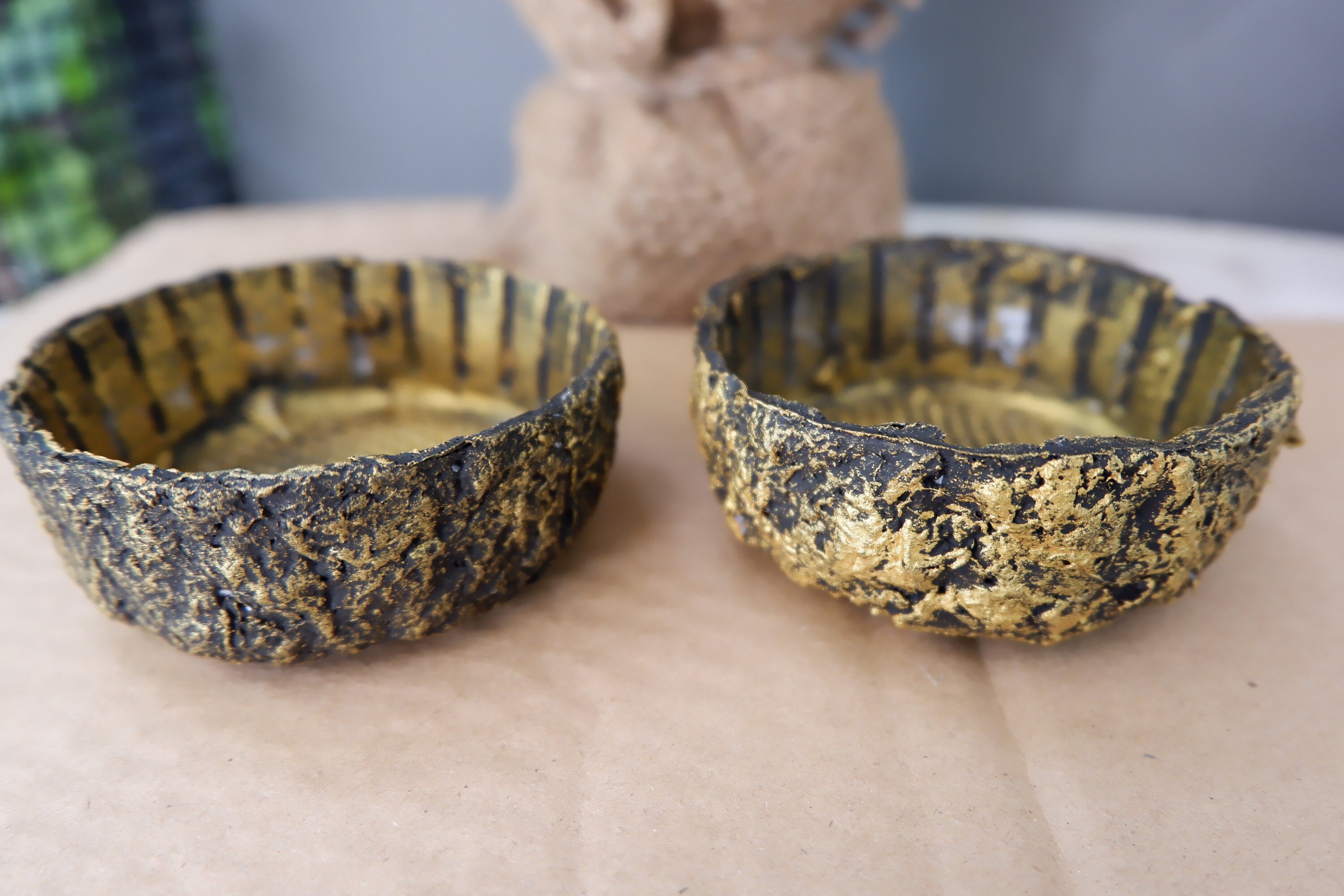 Handmade Paper mache scented candle holder Eco Friendly Etsy