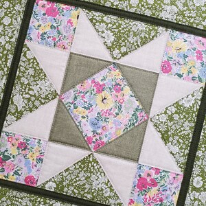 Morning Glory Quilted Table Topper NCU0NNT1683 main image 1