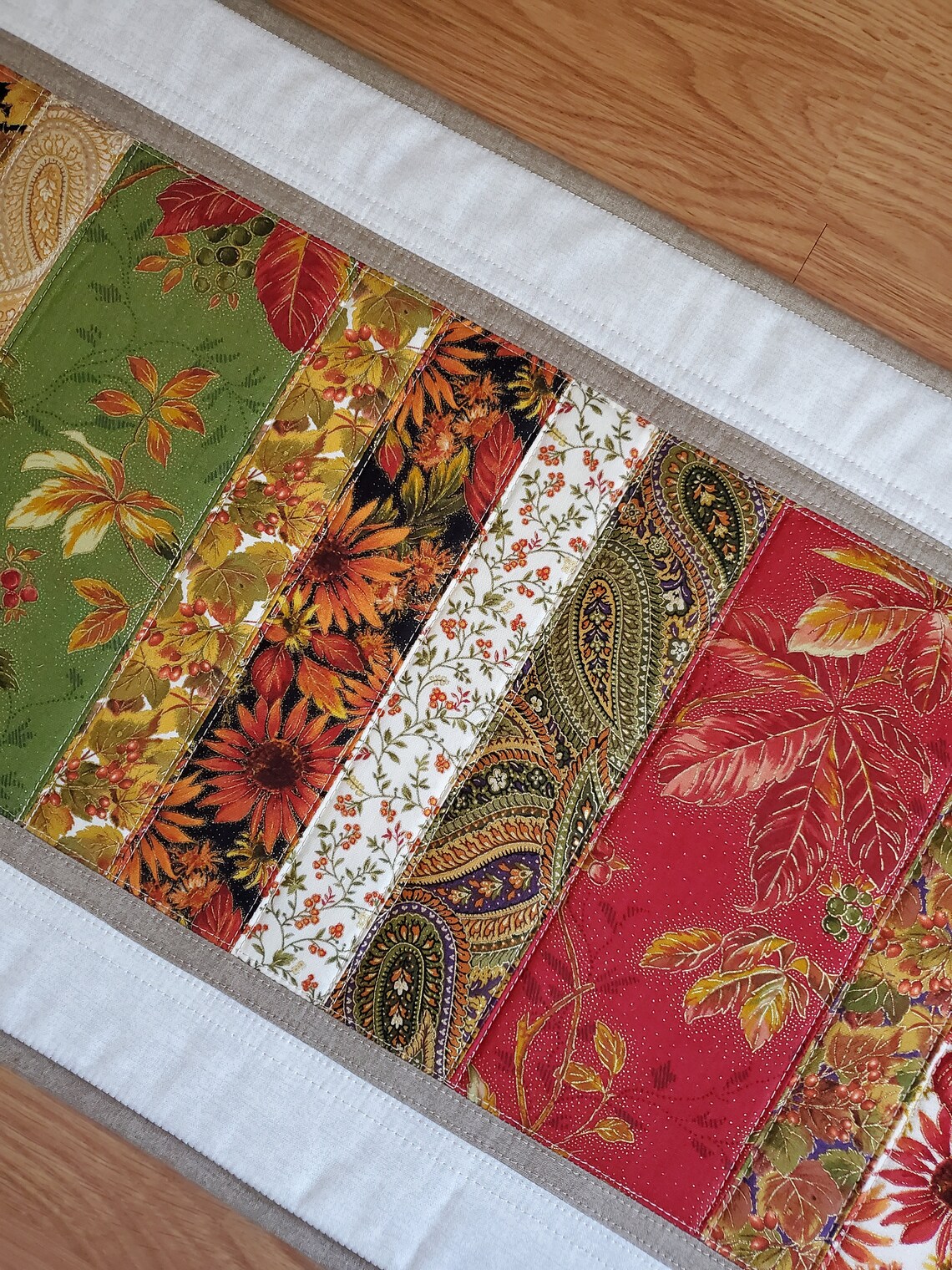 Quilted Table Runner 42.5 x 15 Table Runner Etsy
