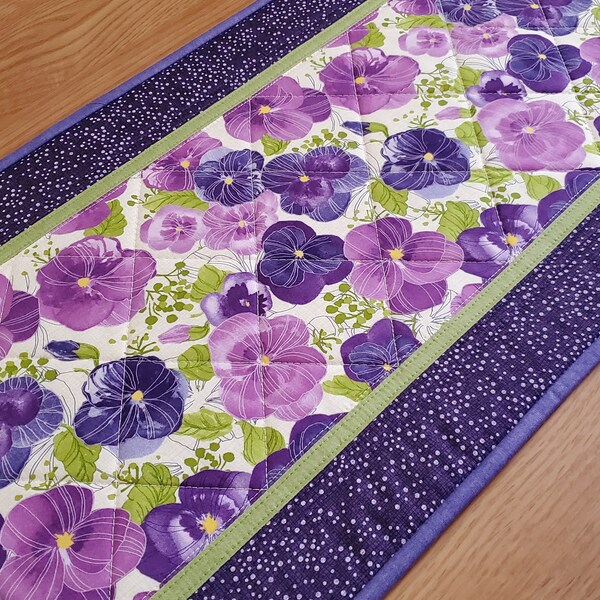 Purple Table Runner Etsy