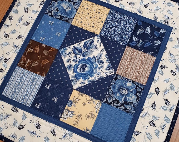 Rustic Bloom Quilted Table Topper NCU0NTV208