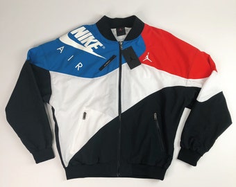 red and white jordan jacket