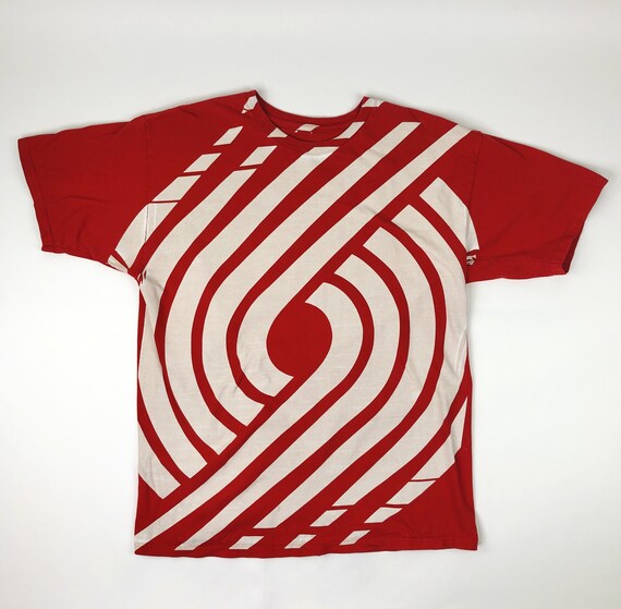 NBA Portland Trail Blazers Red Lunatik Tee Size La