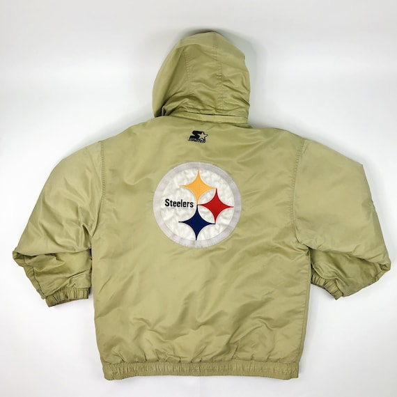 VTG NFL Pittsburgh Steelers Starter Jacket Coat Si