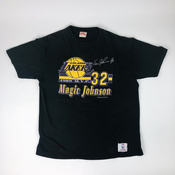 VTG NBA Los Angeles Lakers Magic Johnson Nutmeg Mi