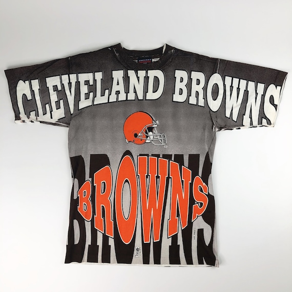VTG NFL Cleveland Browns All Over Print Magic John