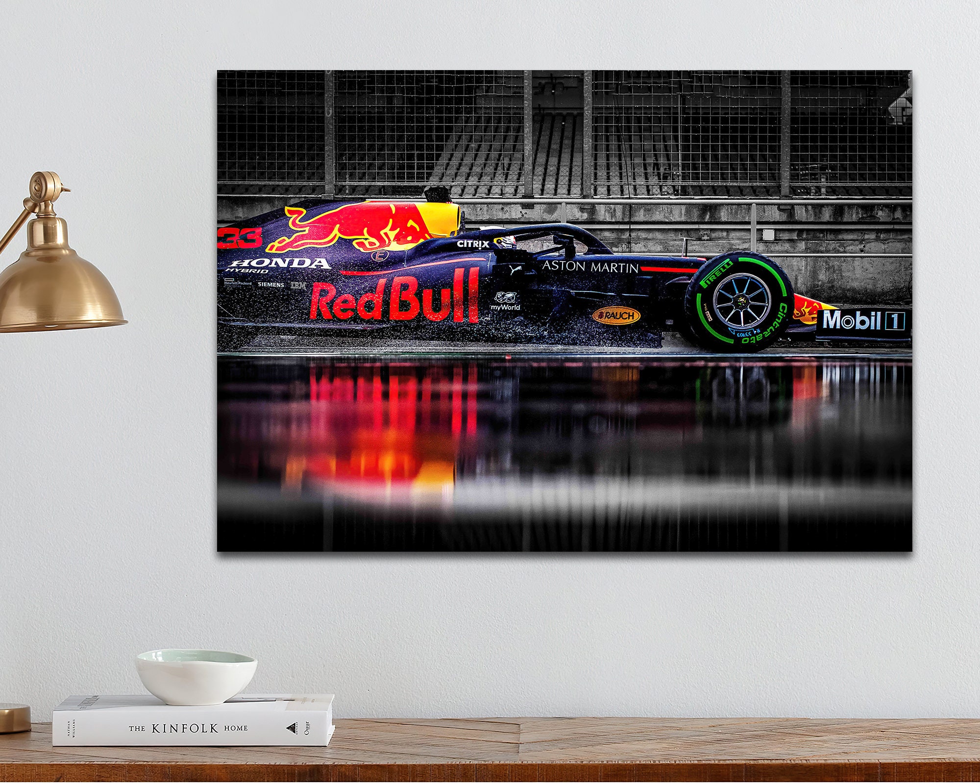 Formula 1 Max Verstappen Canvas Red Bull Wall Art Formula 1 Etsy