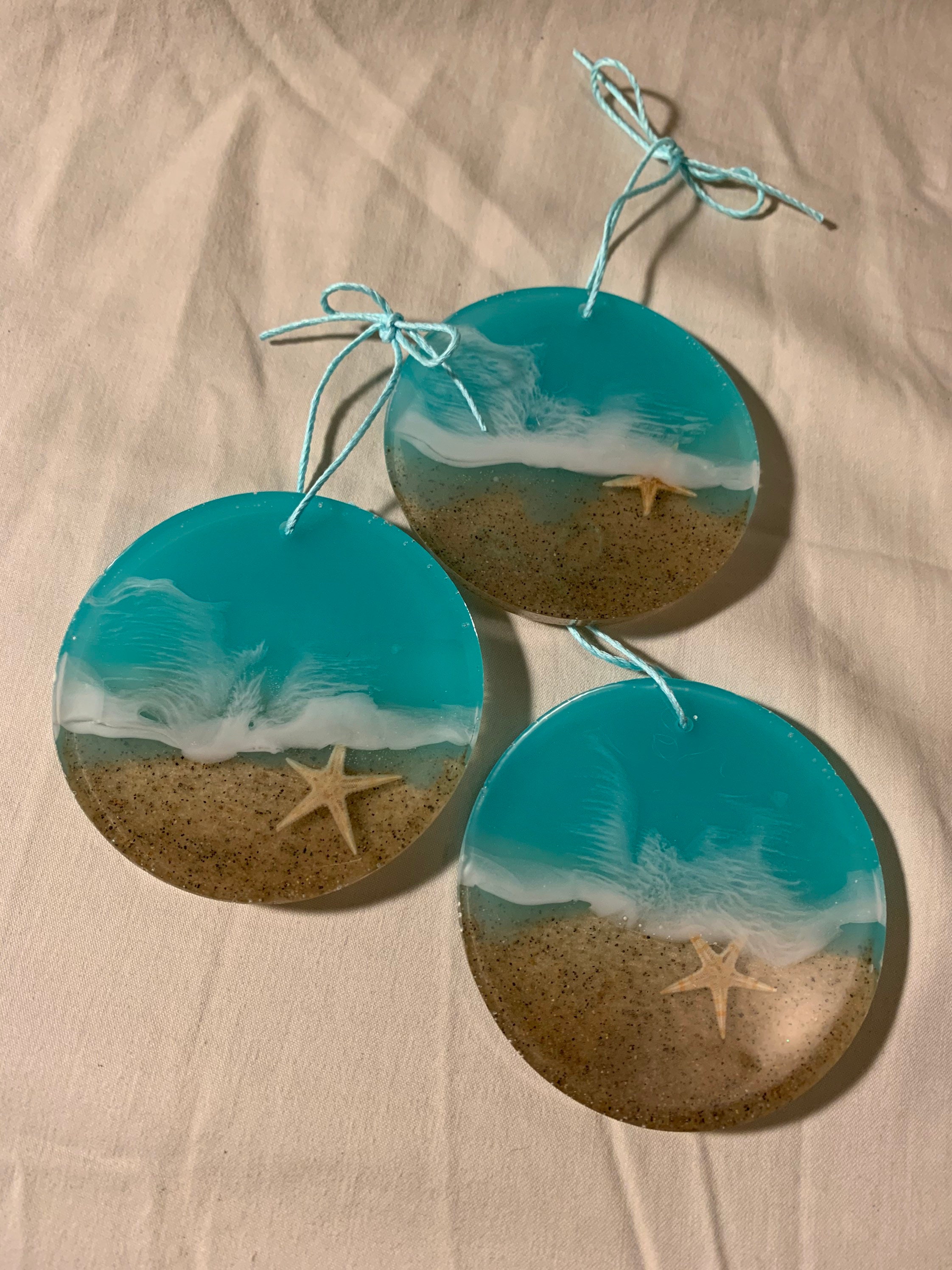 Coastal ornaments Etsy