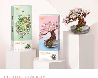 Mini Building Blocks - Sakura Potted Plant / Succulent Pot Plant