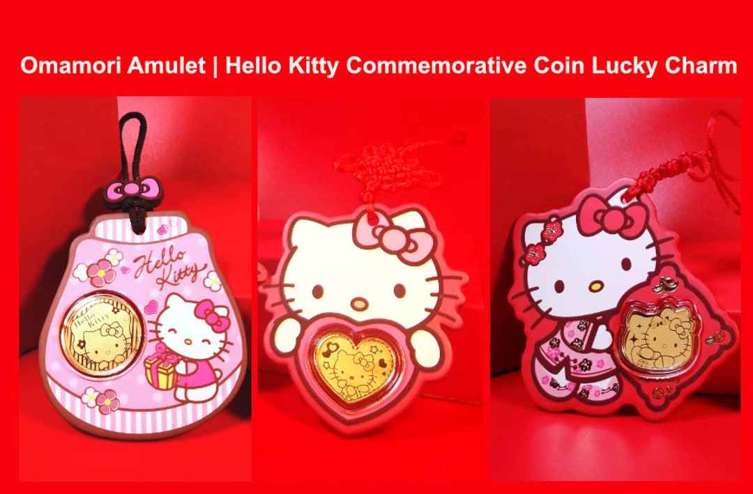 【HelloKitty】未開封 レア品 本物紙幣裁断片入 招福キャッシュお守り袋 LNY SERIES | Omamori Amulet | Hello Kitty Commemorative Coin Lucky