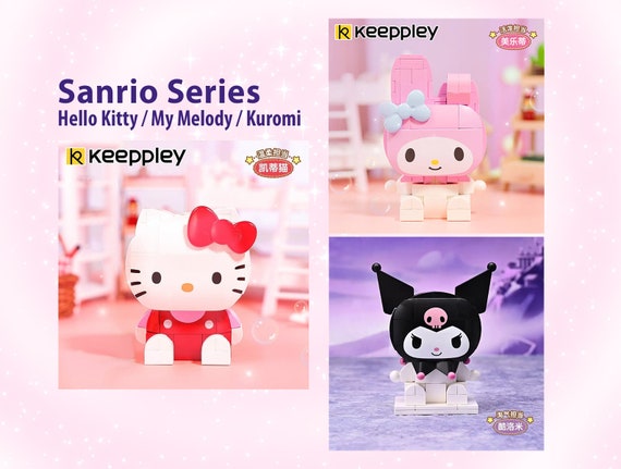 Hello Kitty 籐製ピクニックセット【非売品】 Sanrio Building Blocks – Hello Kitty / My Melody - Etsy