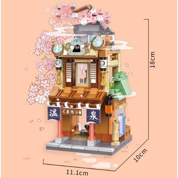 Kumamon Building Blocks - Sushi House / Ramen Noodles Shop