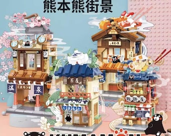 Kumamon Building Blocks - Sushi House / Ramen Noodles Shop