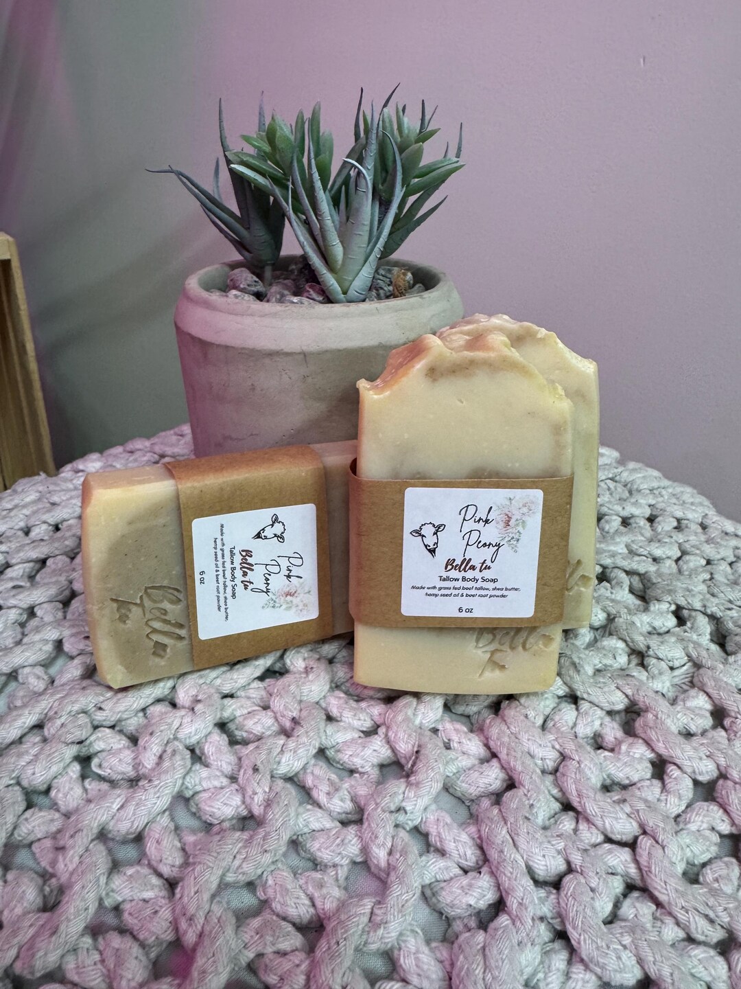 Poder Soaps Luxurious Cold Process Soap Made With Grass Fed Beef Tallow Beet Root ...