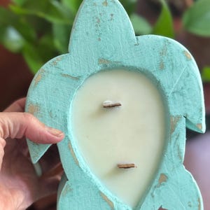 Sea Turtle Dough Bowl Candle,  crackling wick candles rustic Soy wooden nautical decor western wedding favor Father’s Day gift Dad lake fish